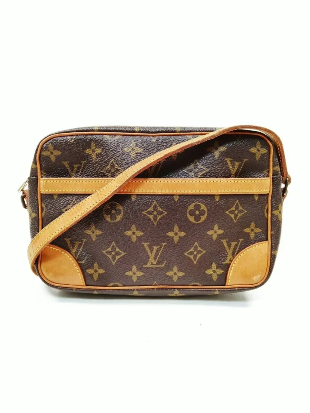 Authentic Louis Vuitton Trocadero 24 Monogram Canvas Crossbody Bag